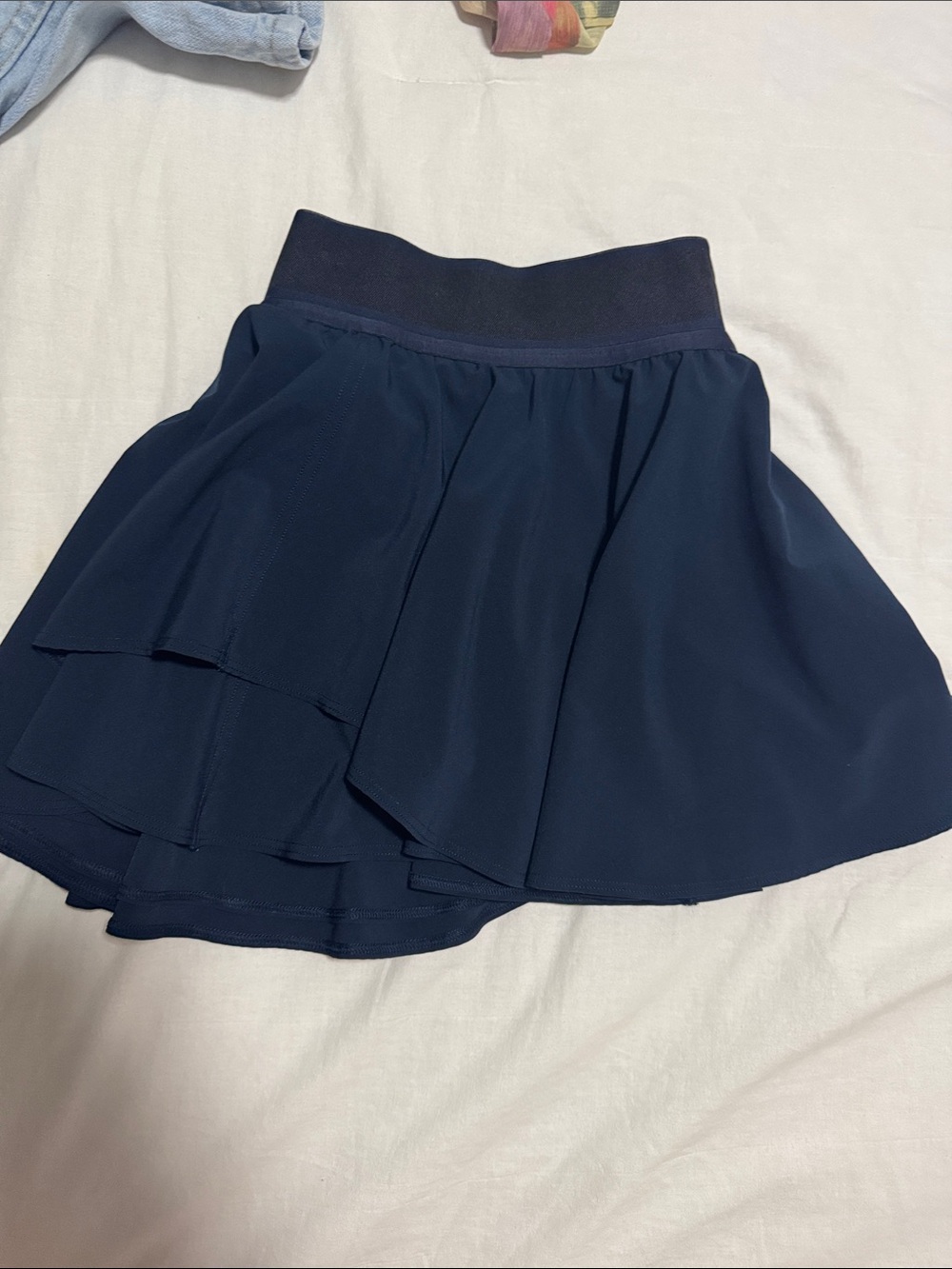 lululemon athletica Navy Tiered Athletic Skirt